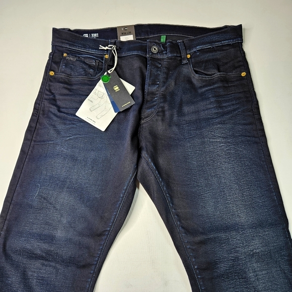 G-Star Raw Men's 3301 Slim Fit Jeans size 36/30 - Picture 3 of 12
